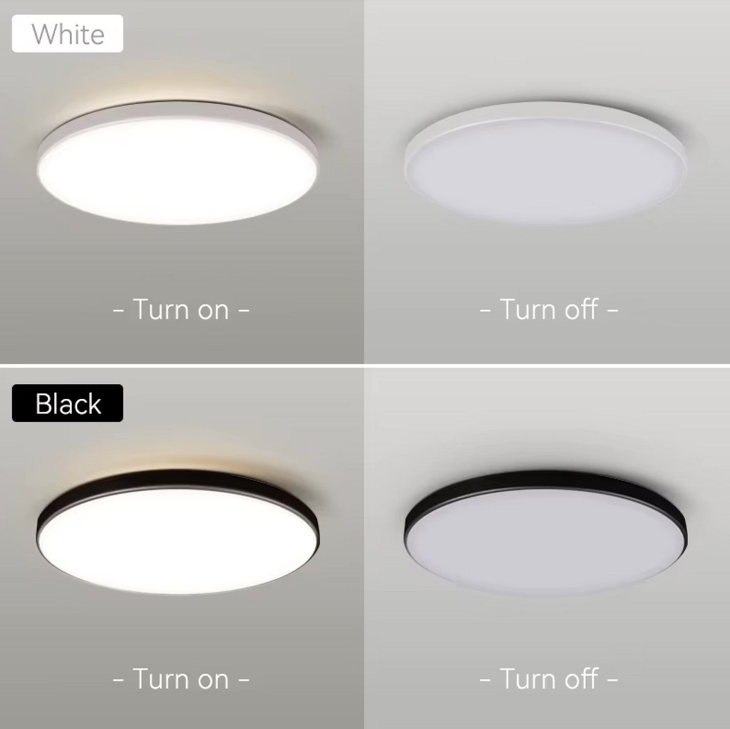Luz de Techo LED Moderna de Montaje Empotrado - Eficiente en Energía, Diseño Minimalista para Sala de Estar o Dormitorio