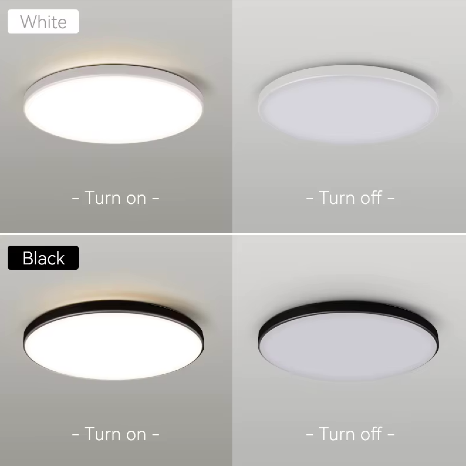 Luz de Techo LED Moderna de Montaje Empotrado - Eficiente en Energía, Diseño Minimalista para Sala de Estar o Dormitorio