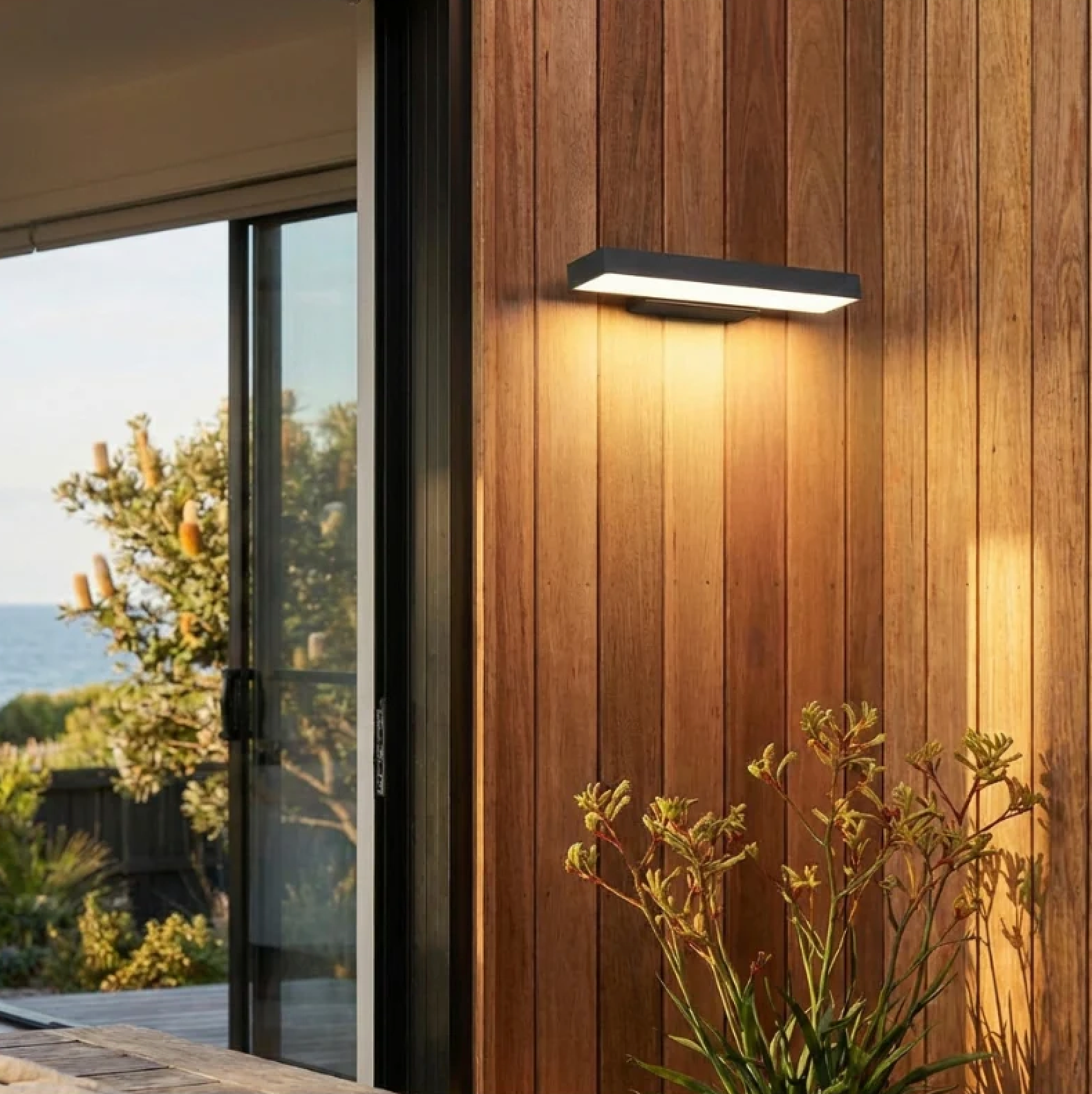 Lámpara de Pared Exterior Moderna | Luces LED a Prueba de Agua para Patios o Jardines