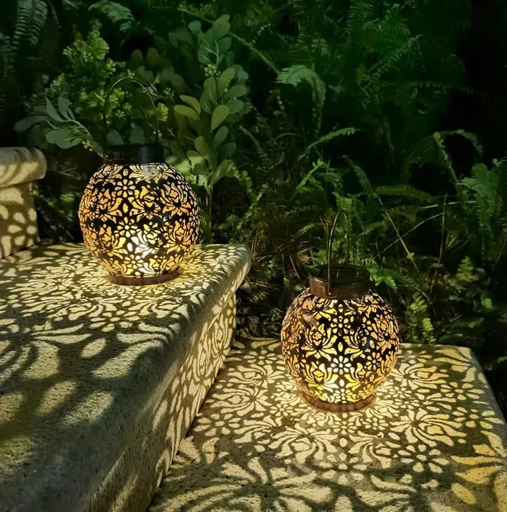 Lámpara Solar Elegante - Lámparas Solares Colgantes para Decoración de Jardín o Patio