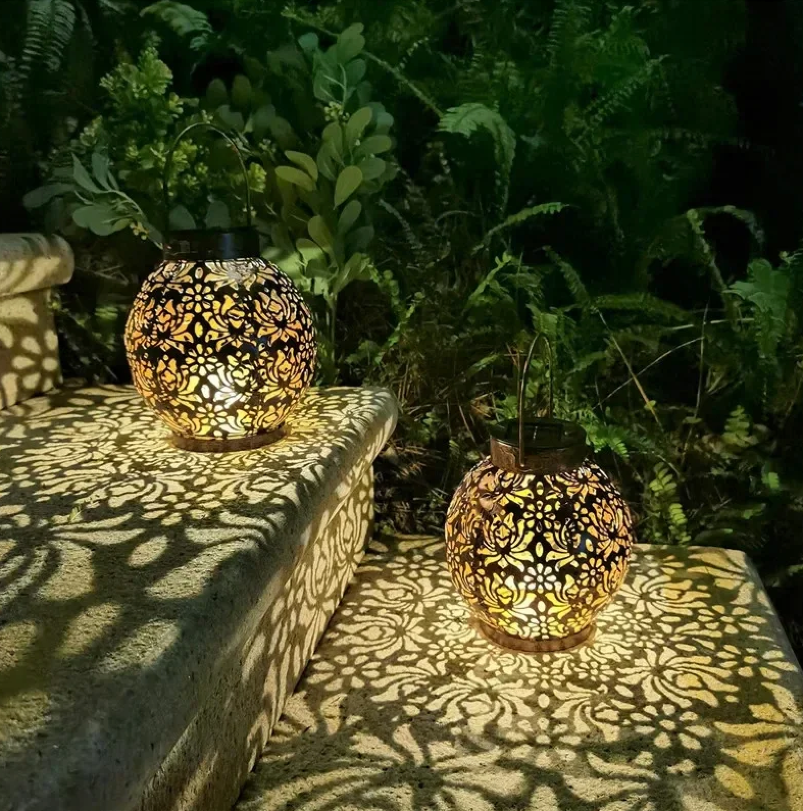 Lámpara Solar Elegante - Lámparas Solares Colgantes para Decoración de Jardín o Patio