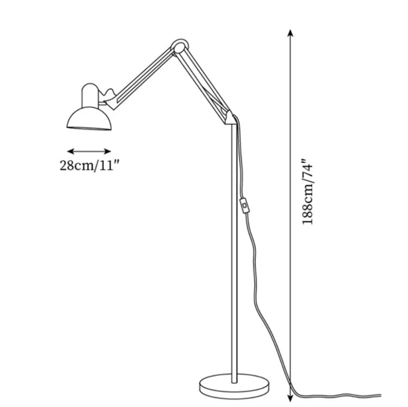 FlexoMemphis | Lámpara de Pie Moderna Ajustable y Vibrante para Sala de Estar