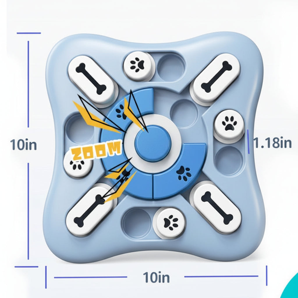 PUZZLE BRAINFETCH – Comedero Interactivo de IQ para Perros