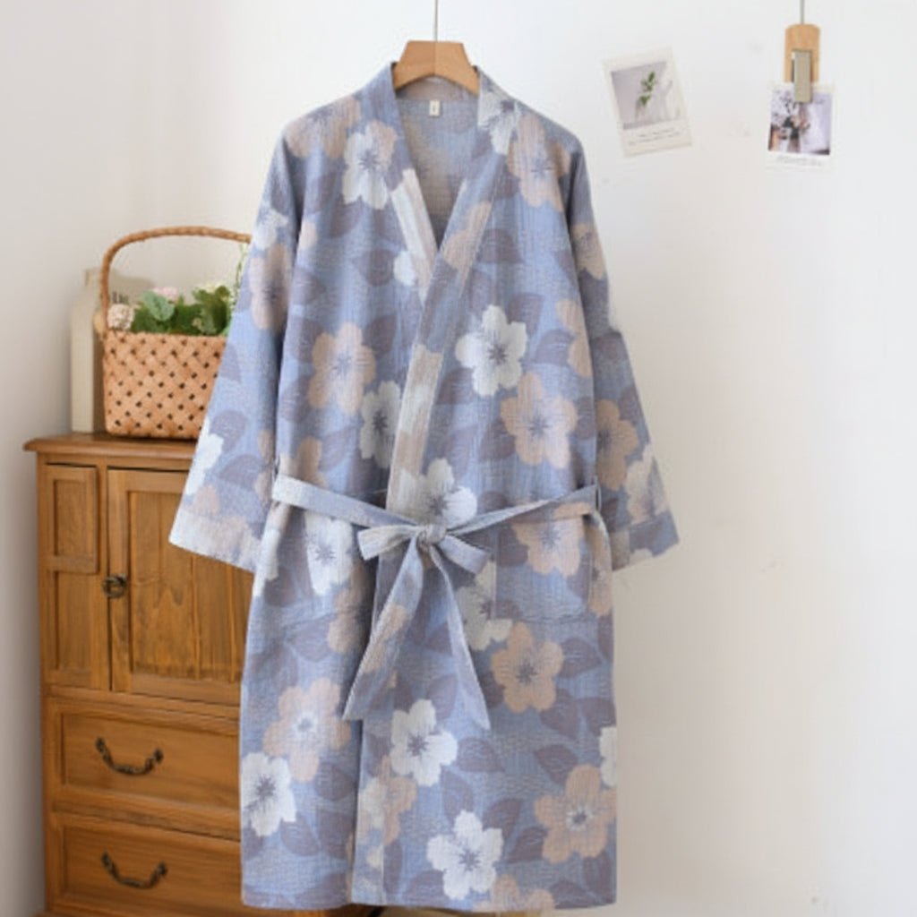 KIMONARA – Kimono-bañador de algodón orgánico para comodidad diaria transpirable