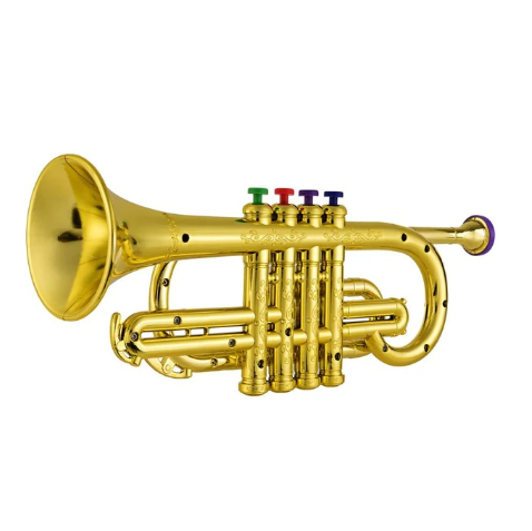 Trompeta Infantil Juguete Musical Regalo para Niños Herramienta de Juego Simulación Instrumento