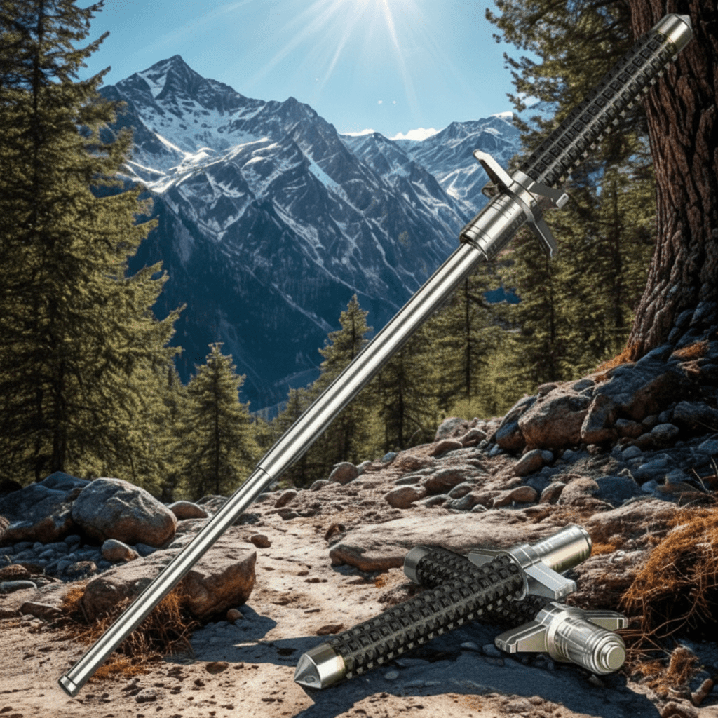 URBANGUARD PRO – Bâton de randonnée réglable, stable et sécurisé