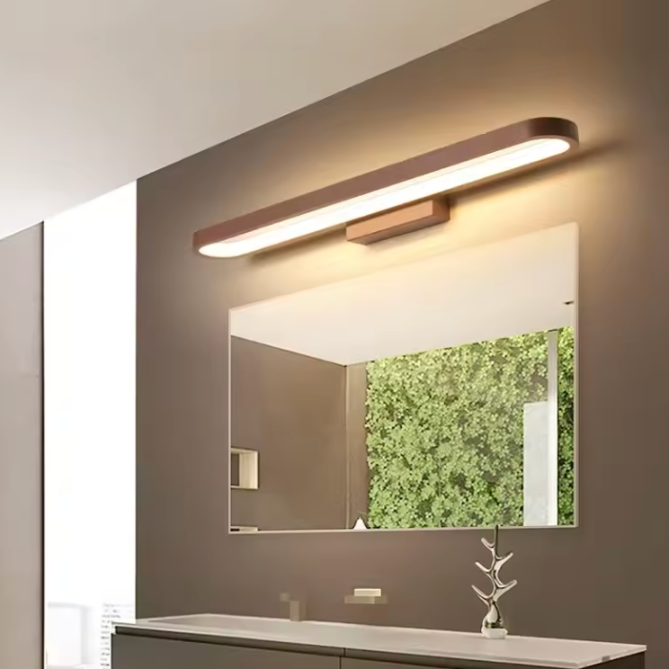 Luz de Pared LED Acrílica Moderna - Aplique Minimalista para Baño