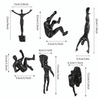 MONORA – Escultura de pared escaladora hecha a mano de resina