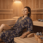 KIMOGINKO – Bata de kimono de algodón orgánico para una comodidad transpirable