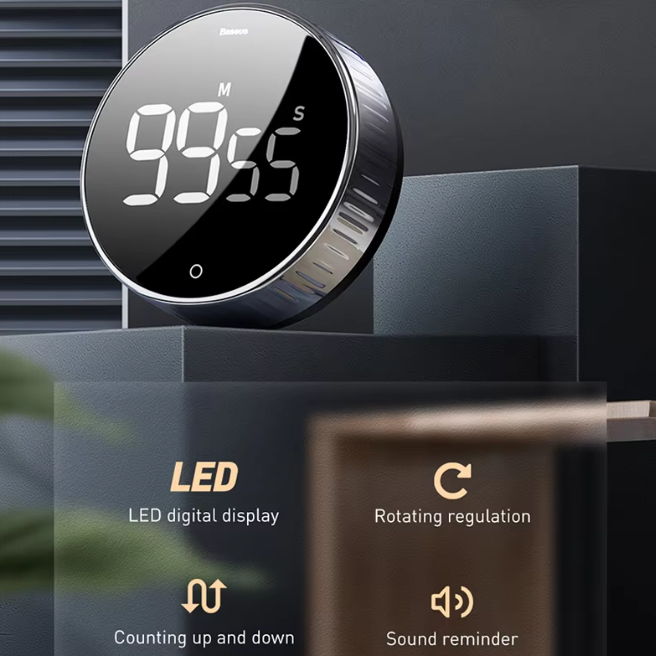 Temporizador Magnético Digital de Cocina 99 Minutos | Kalsten