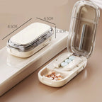 CAREEDGE – Cortador de tabletas seguro con caja de almacenamiento invisible