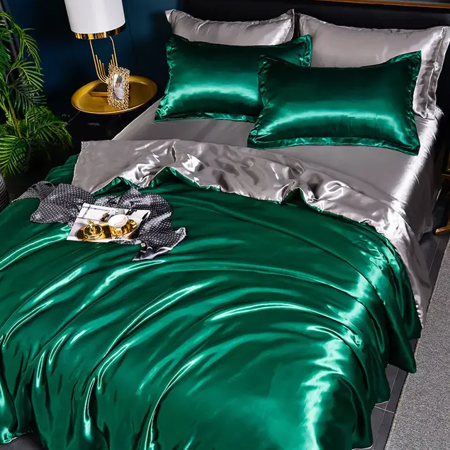 Lisslune | Ropa de Cama de Satén Sólido Premium