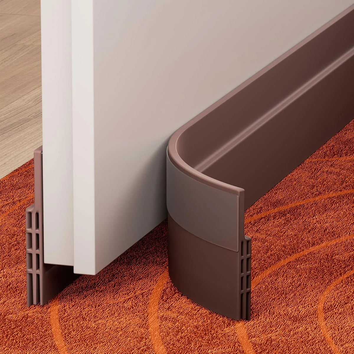 SilentSeal Sellador de Puerta para Corrientes de Aire | Protección contra Frío, Ruido y Corrientes de Aire | Sellador de Puerta Autoadhesivo Interior y Exterior