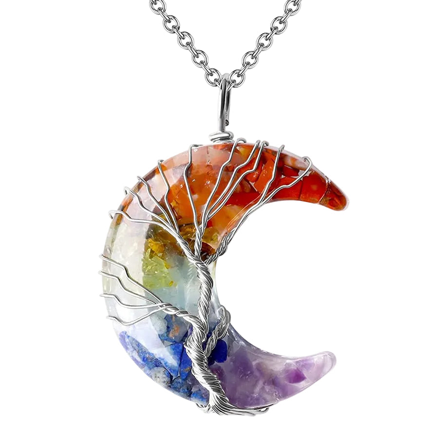 Collar del Árbol de la Vida con Media Luna