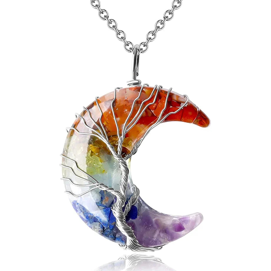 Collar de Media Luna del Árbol de la Vida