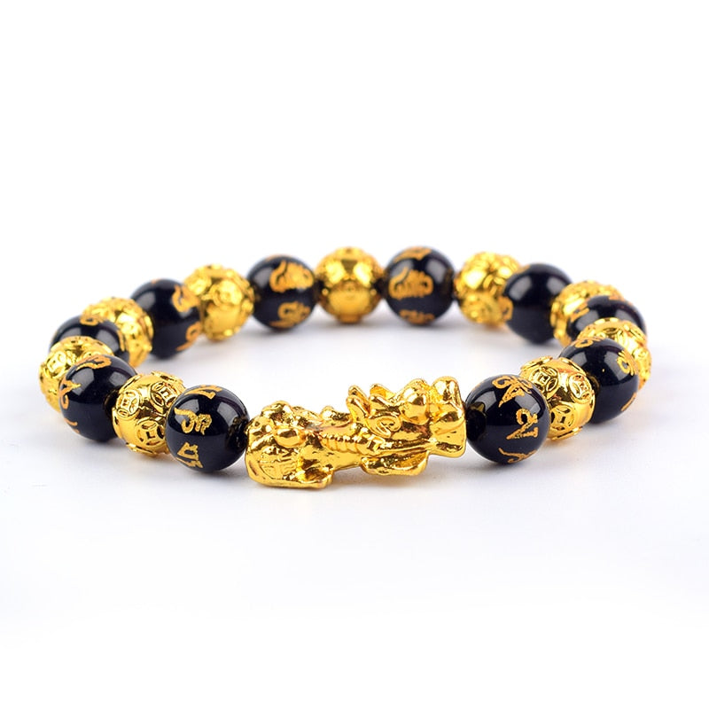 Pulsera de Feng Shui de Obsidiana Negra
