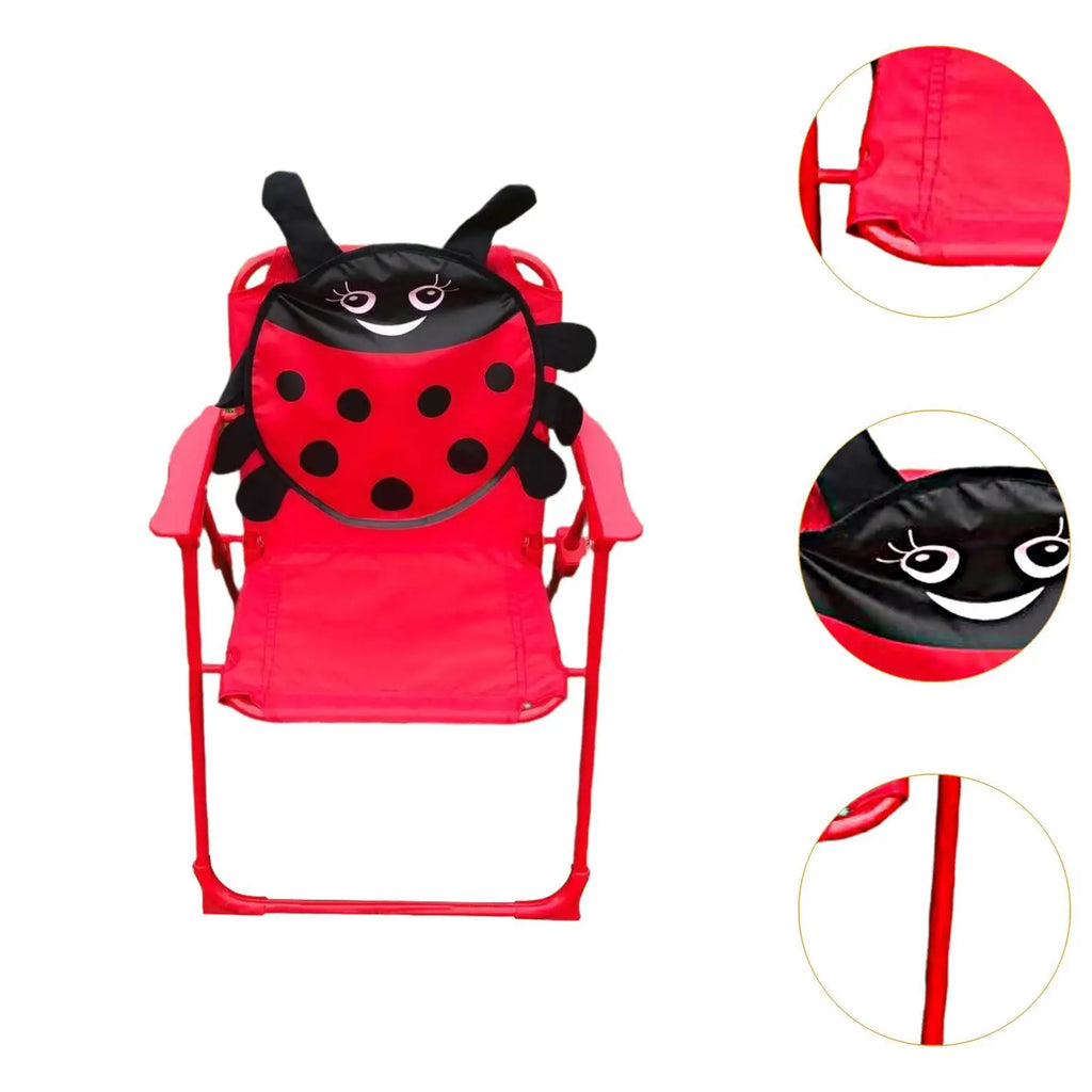 Silla Infantil Plegable con Estampado de Animales - Ligera e Ideal para Actividades al Aire Libre
