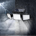 SUNDEFENSE – Luz de seguridad solar con sensor de movimiento y control remoto