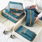 Packavio Set de Organizadores de Viaje 7 piezas | Bolsas para Ropa y Zapatos | Ahorra Espacio & Resistente al Agua