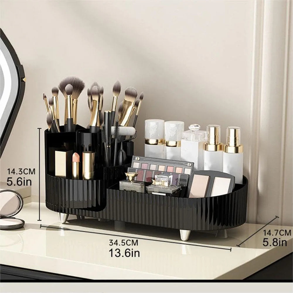 Eleganza – Organizador de Belleza de Lujo con Diseño Slim y Rotatorio