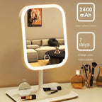 Espejo de Maquillaje LED Lumiéra | 3 Colores de Luz | Control Táctil | Diseño Moderno