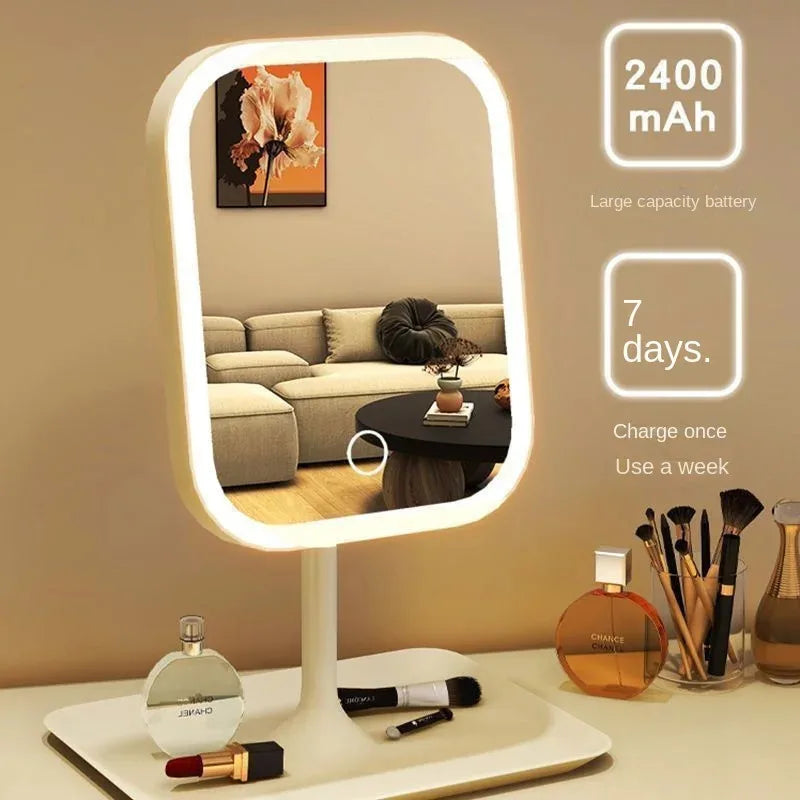 Espejo de Maquillaje LED Lumiéra | 3 Colores de Luz | Control Táctil | Diseño Moderno