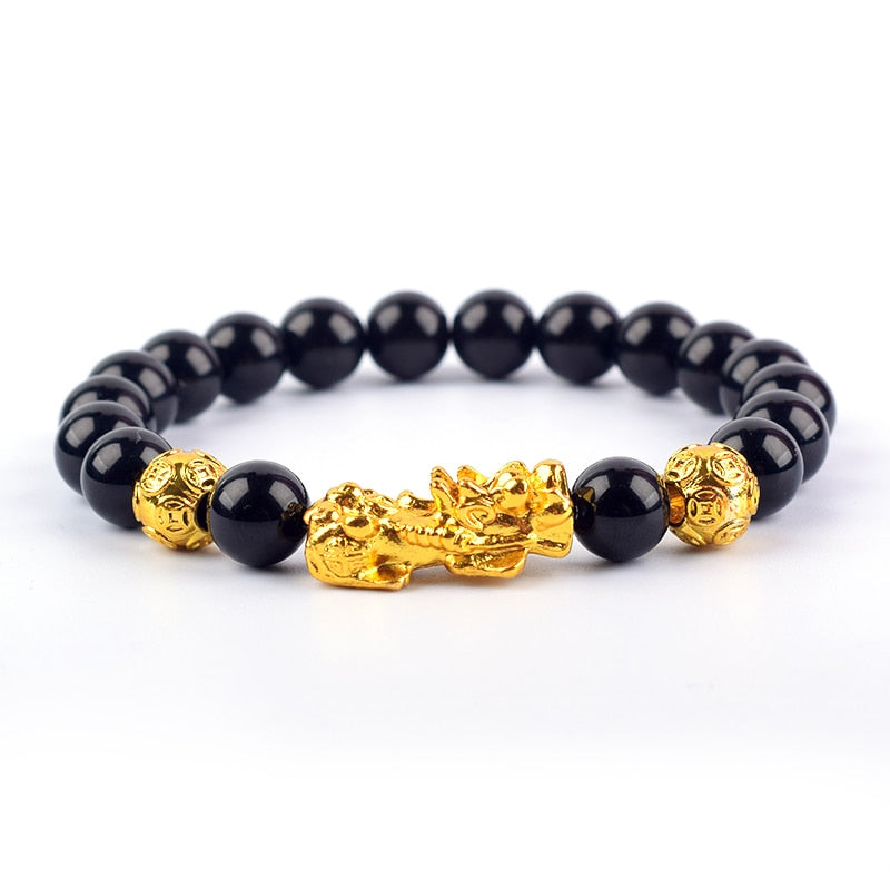 Pulsera de Feng Shui de Obsidiana Negra