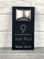GlowSign - Placa de número de casa personalizada - iluminada con energía solar | 50% DESCUENTO