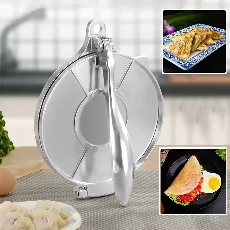 Prensa de tortilla casera – Resultados rápidos, prácticos y perfectamente consistentes