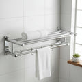 Estante de Acero Inoxidable – Soporte para Toallas de Diseño Moderno y Organizado