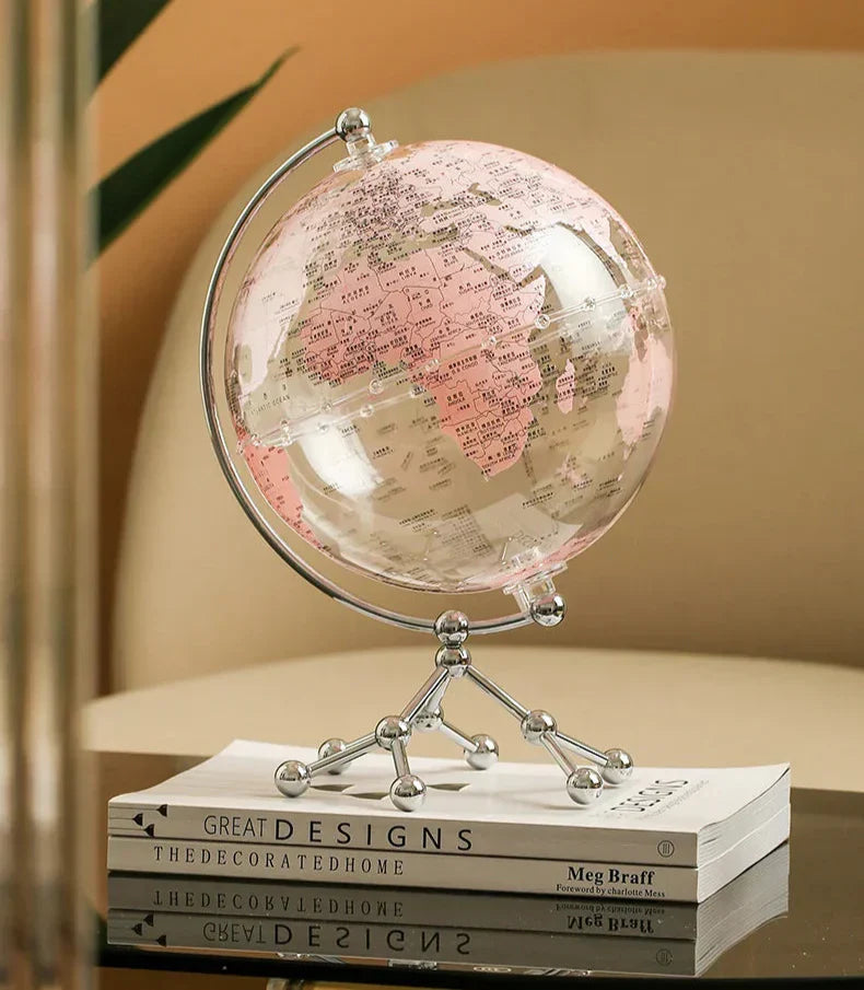 Lámpara de Globo Terráqueo LED Rotativa Royaleva – Pieza de Decoración Belyst Jord