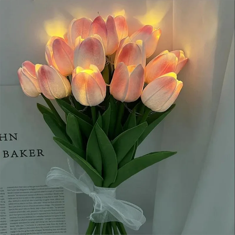 TulipGlow - Luz nocturna de tulipán LED de mano