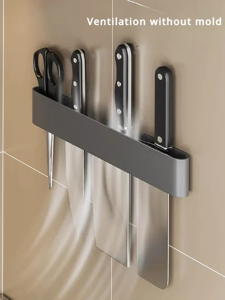 Skanto | Soporte para cuchillos – Knifey – Acero inoxidable – Estante multifuncional