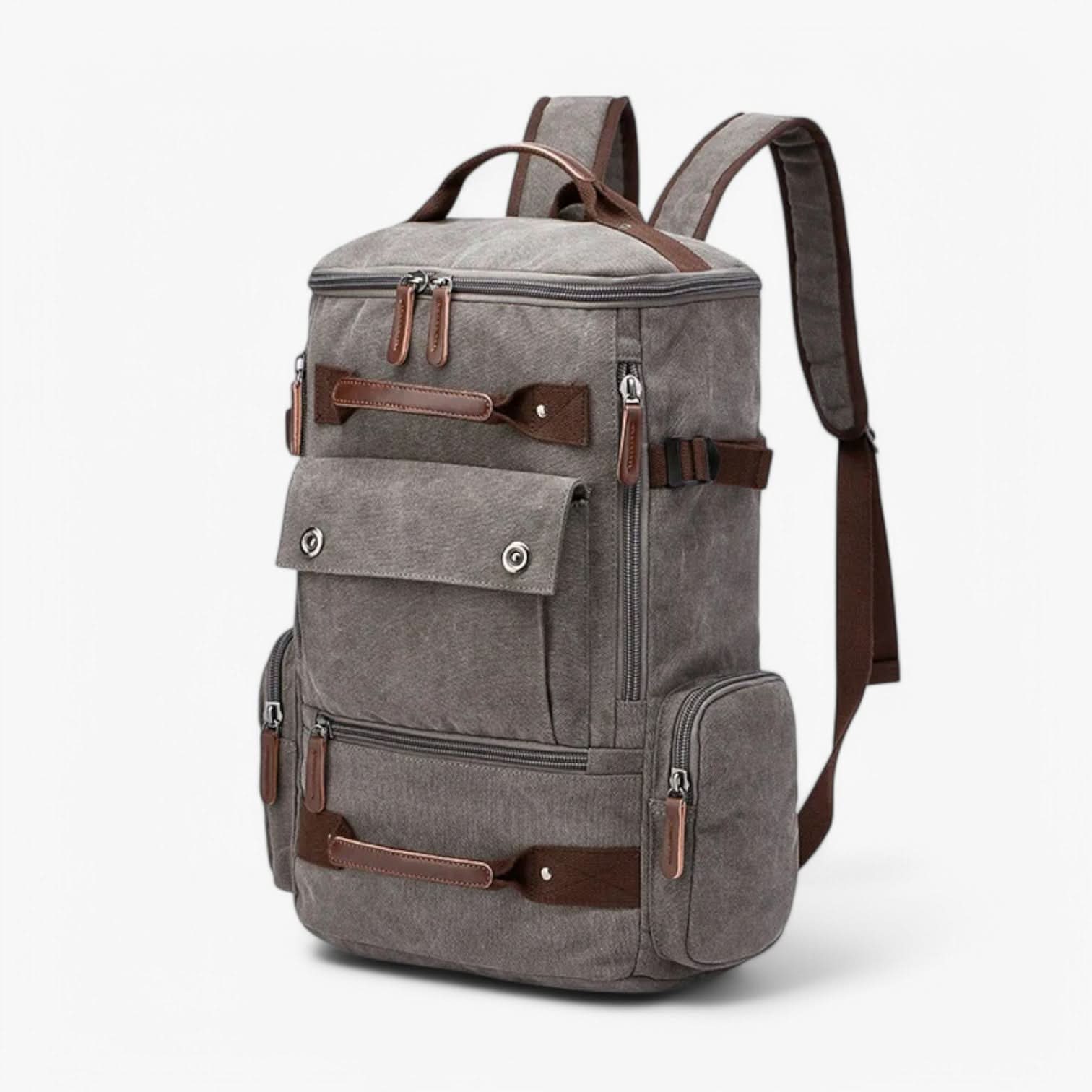 VINTAGECANVAS Sac à dos – Élégant & Fonctionnel avec compartiment pour ordinateur portable pour le quotidien & les aventures