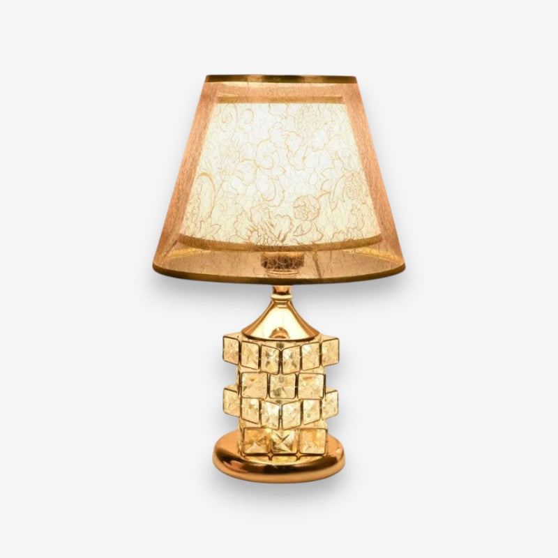 LumaGlow – Lámpara de mesa LED de cristal para decoración del hogar