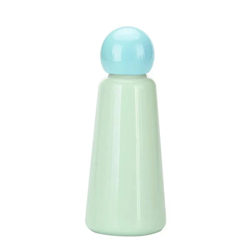 Botella de acero bicolor