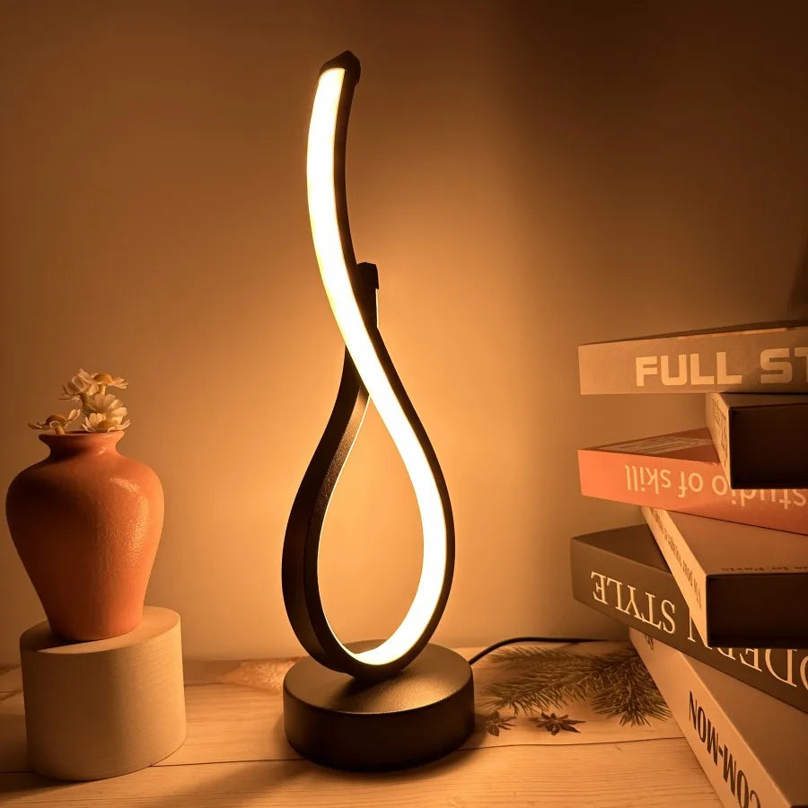 Lámpara de mesa LED Lumoara | Regulable | 3 colores de luz | Diseño moderno