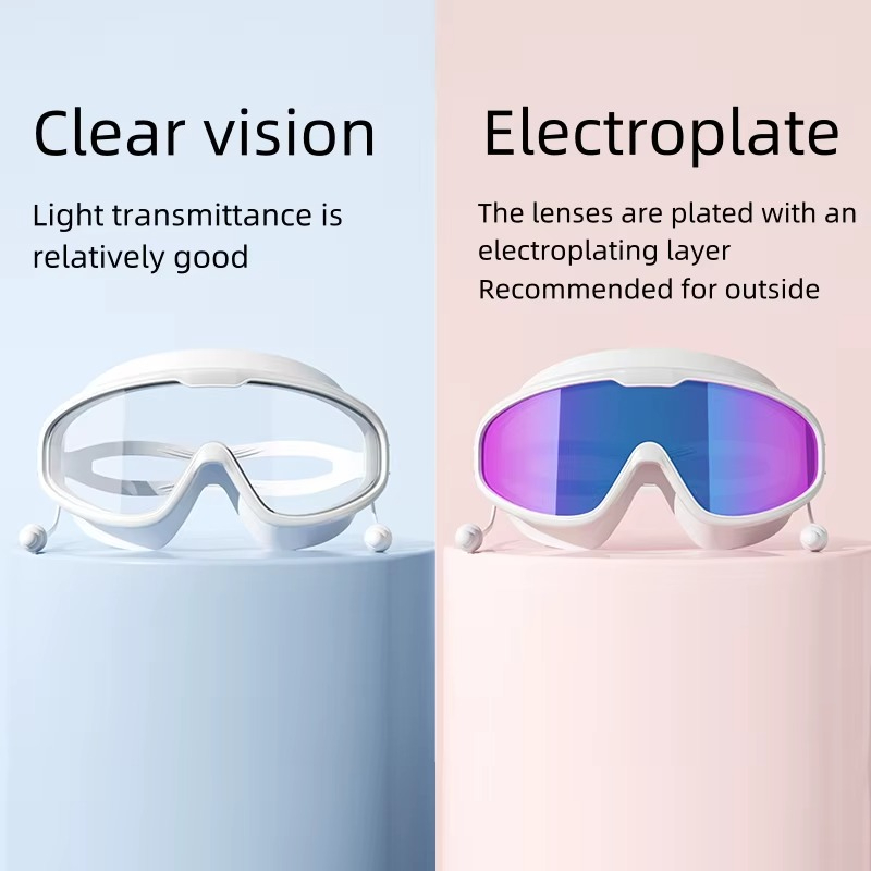 BowLift | Gafas de natación anti-vaho para adultos – Equipamiento de natación elegante y protector UV con ajuste a prueba de fugas