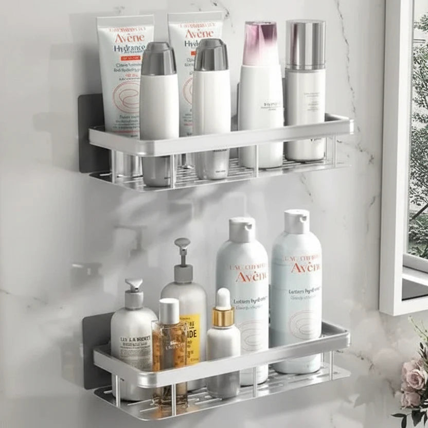 NORDICSHELF - Estante adhesivo para el baño – Sin perforaciones y elegante para cualquier baño