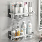 NORDICSHELF - Estante adhesivo para el baño – Sin perforaciones y elegante para cualquier baño