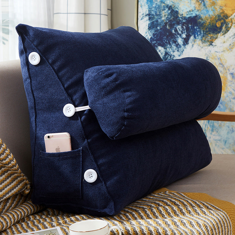 Almohada de Cama en Cuña de Lujo para el Dolor de Espalda