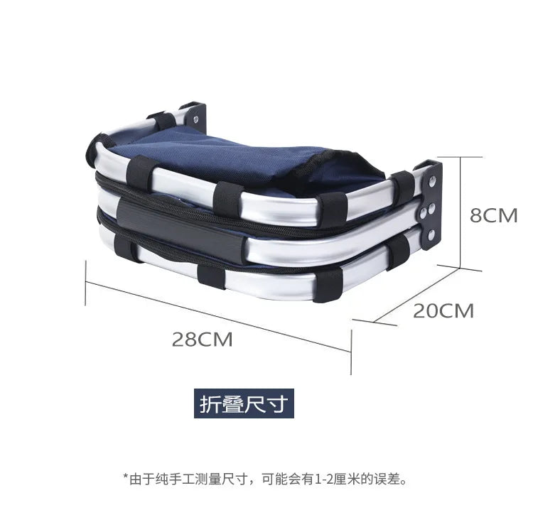 ThermaTrip Faltkorb | Cesta de picnic aislada con papel de aluminio y asa de transporte | Plegable en 3 partes | Para excursiones, parques, compras y viajes