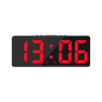 Reloj LED Simple con Luz Colorida, Temperatura, Calendario, Despertador, Reloj Creativo