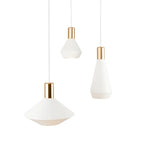 Italia | Lámpara colgante LED minimalista, moderna, negra