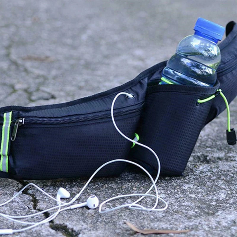 Kalsten | Pack RunEase – Cinturón de Correr Impermeable y Soporte para Bebidas