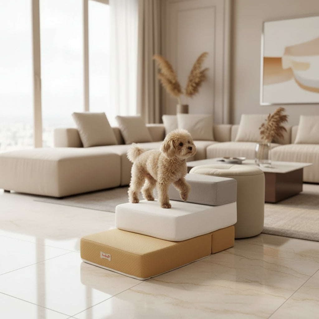 DOGSTEP PRO – Escalier de luxe pour chien pour un accès sécurisé au canapé et au lit