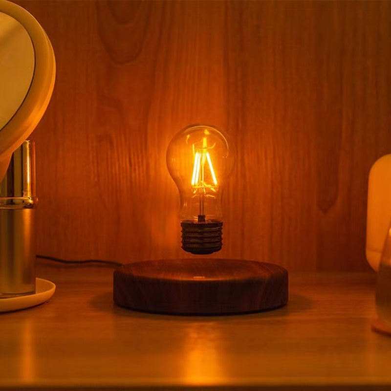 BulbGlow - Lámpara Edison flotante con levitación magnética
