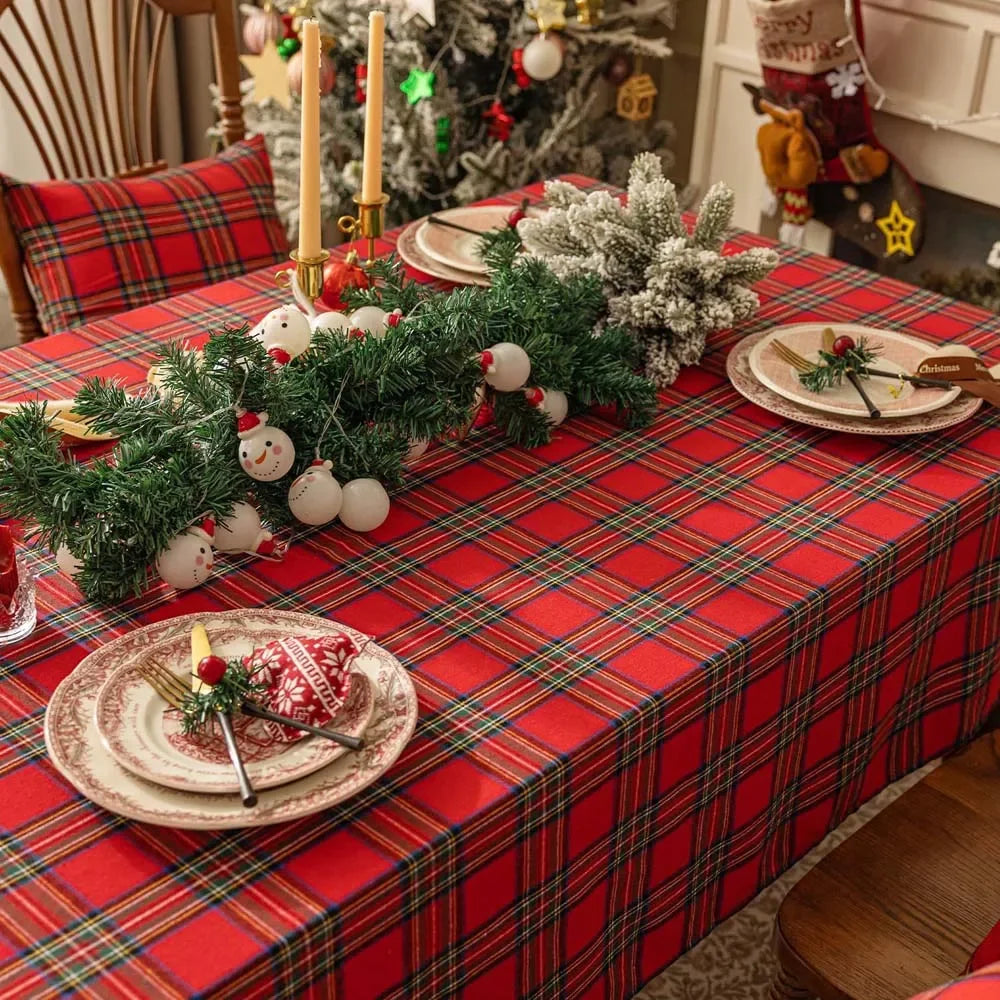 Carvallo - Mantel a rayas navideño