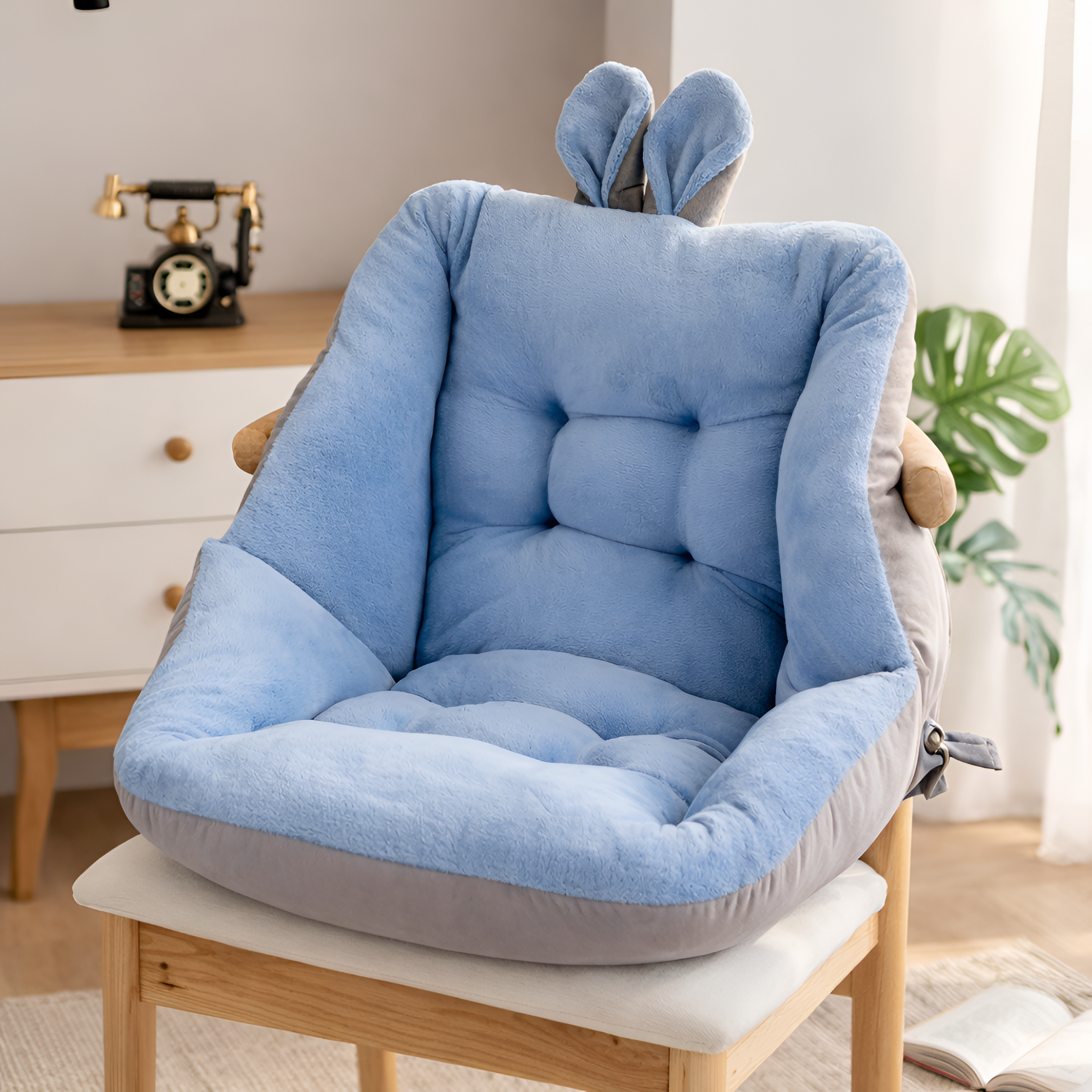 Mariel - Cojín de Asiento de Terciopelo