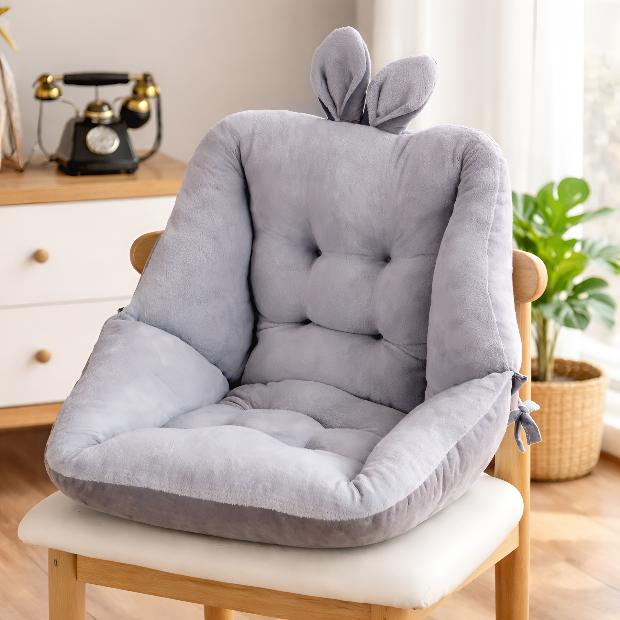 Mariel - Cojín de Asiento de Terciopelo